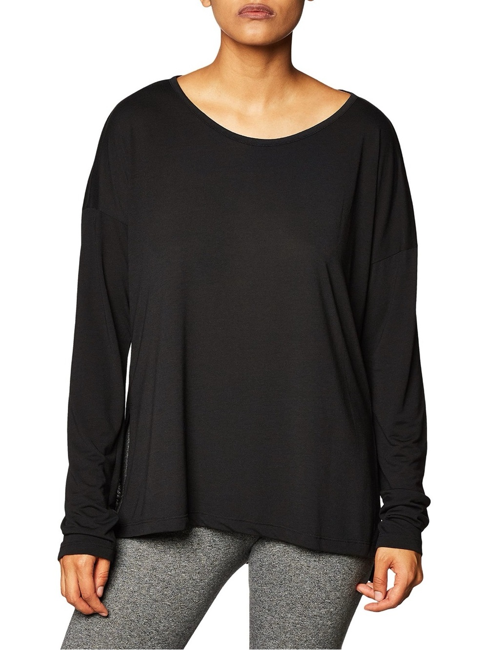 Nike Black Long Sleeve Lightweight Crew Top